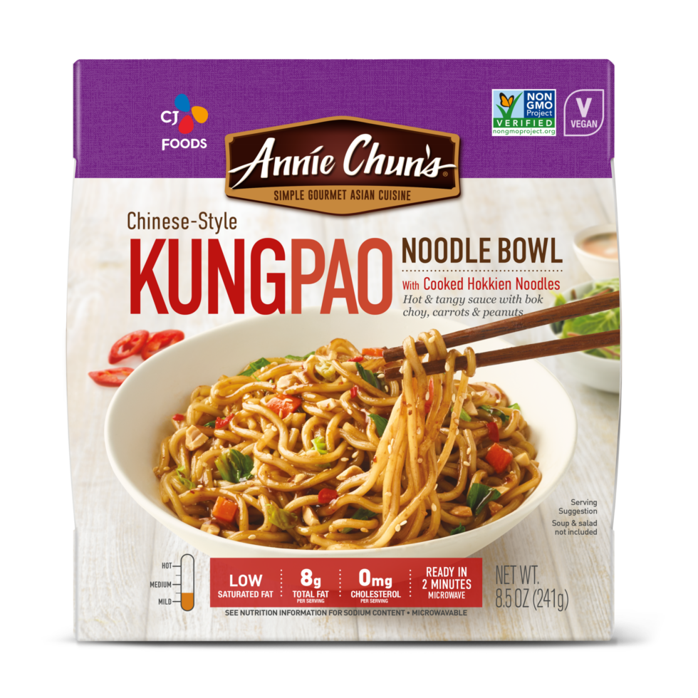 Annie Chun's Chinese Style Kung Pao Noodle Bowl Packaging