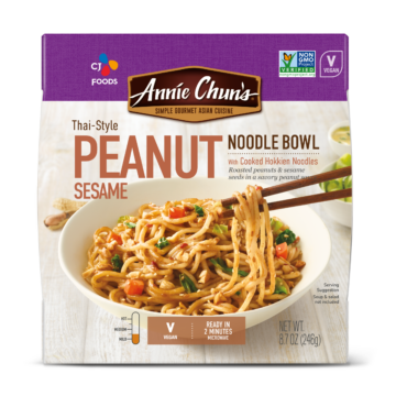 Annie Chun's Thai Style Peanut Sesame Noodle Bowl Packaging