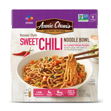 Annie Chun's Korean Style Sweet Chili Noodle Bowl Packaging