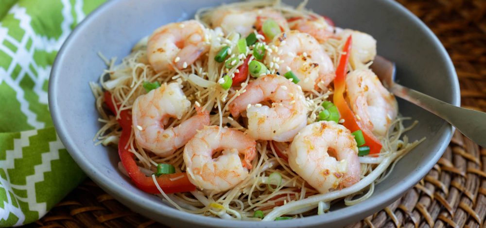 Teriyaki Shrimp Noodles