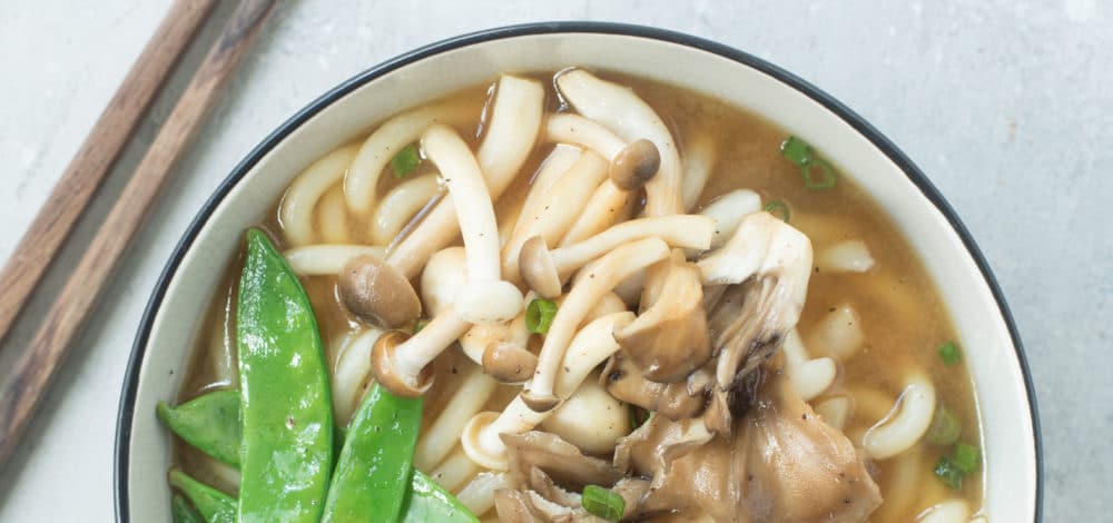 Sesame Soy Mushroom Miso Soup Bowl