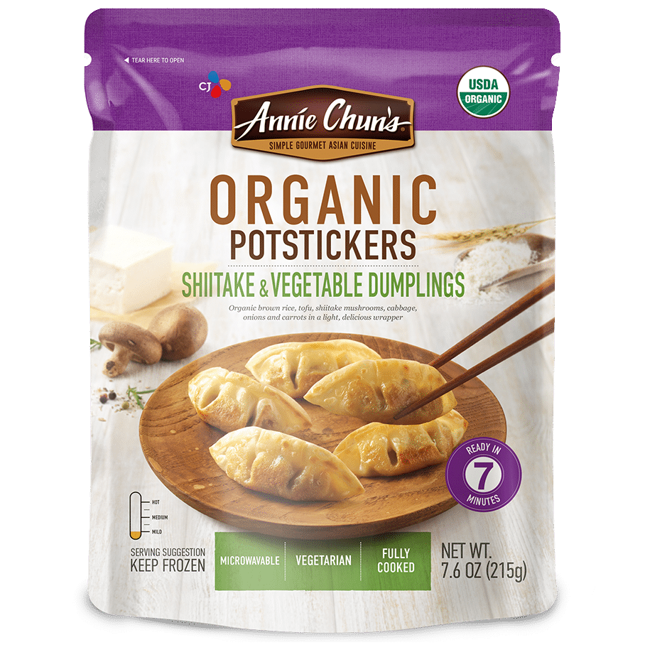 Bold And Juicy Flavor Annie Chun S Organic Potstickers