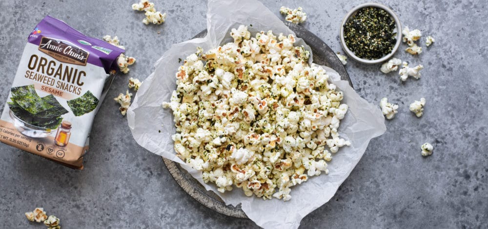 Sesame Seaweed Popcorn