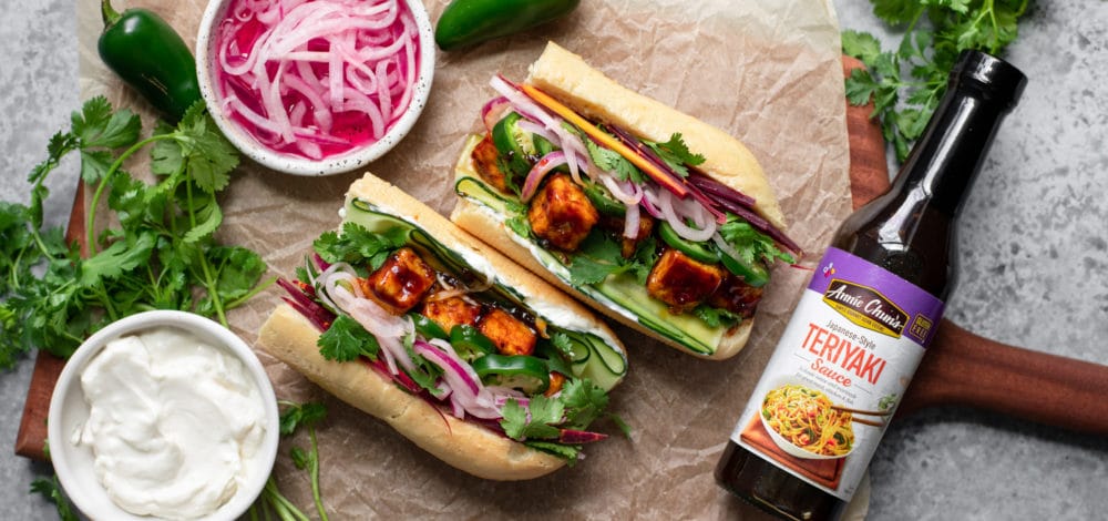 Teriyaki Tofu Bánh Mì