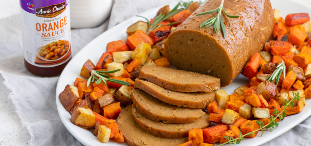 Orange Seitan Roast