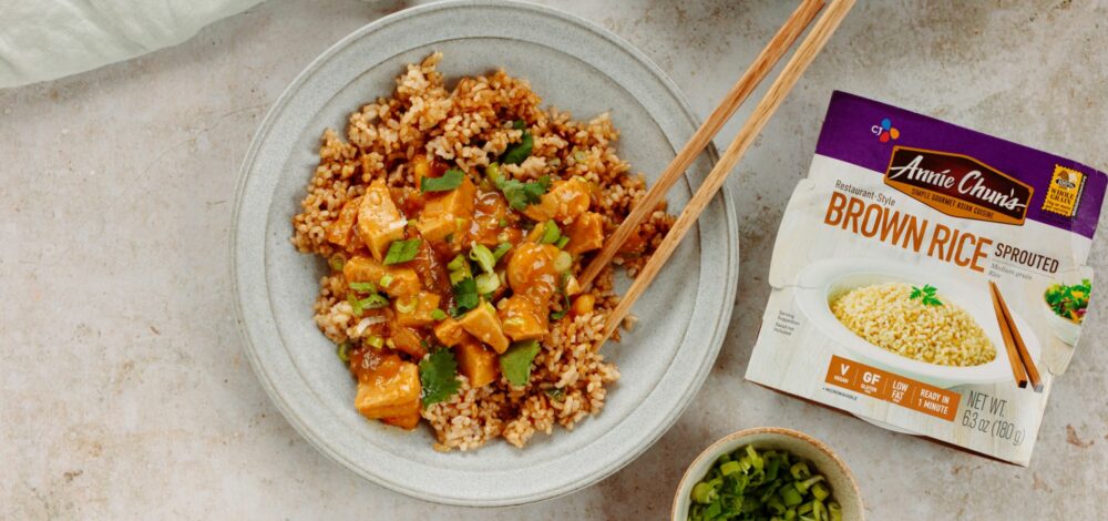 Vegan Orange Chicken With Fried Rice