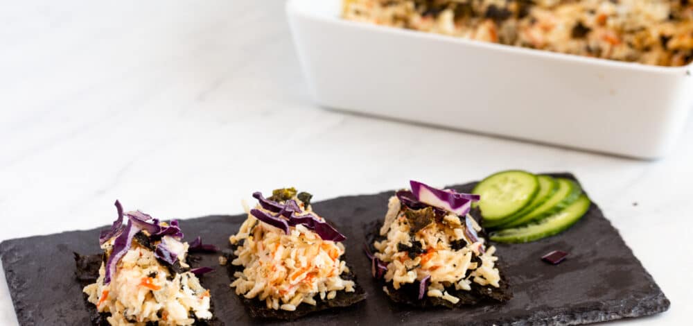 Brown Rice Sushi Bake