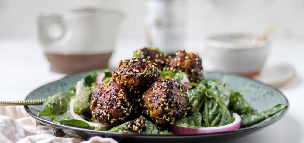 Yakitori-style Tsukune Meatballs